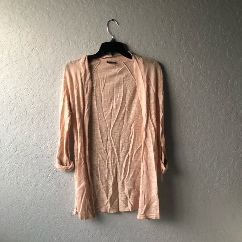 Light Pink/Rose, Express Long Sleeve Cardigan, XS